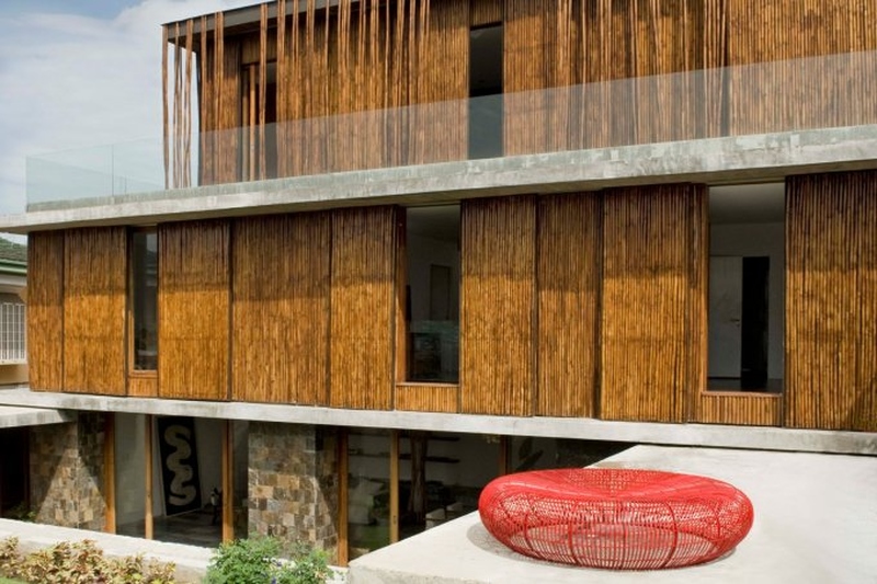 Construção em bambu